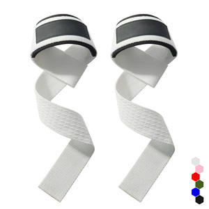 Sangles de poignet en coton et nylon durables pour la musculation, la force athlétique, avec logo personnalisé, pour hommes et femmes, sport, fitness, entraînement, gym, levage de poids - Product Image 4