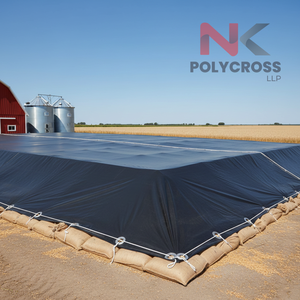 Lona de Protección para Trigo Resistente al Agua y a los Rayos UV para Almacenamiento de Granos al Aire Libre a Largo Plazo - Product Image 4