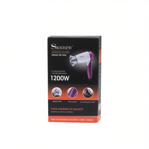 Secador de pelo Skker Travel de 1200W, compacto y ligero para usar en movimiento. - Product Image 2