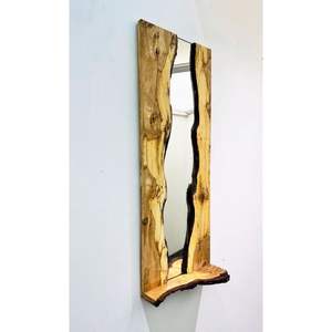 Miroir encadré en bois artisanal écologique de style traditionnel - Product Image 3