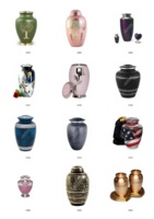 Urna para Adultos de Aleación de Aluminio Personalizable de Alta Calidad, Estilo Europeo, Opción de Monumento, para Cremación de Mascotas, Artículos Funerarios Ecológicos