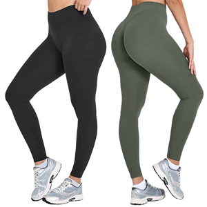 Leggings de yoga vintage sin costuras para mujer, de cintura alta, transpirables, con efecto levanta glúteos, elásticos, para fitness, deportes, gimnasio, entrenamiento, de longitud completa, de terciopelo. - Product Image 4