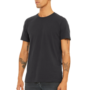 เสื้อยืดคอกลมผ้าฝ้ายเจอร์ซีย์ 100% ระบายอากาศได้ดี แห้งเร็ว แขนสั้น รุ่นพื้นฐาน สำหรับผู้ชาย สีดำ ไซส์ XL Stonefield - Product Image 4