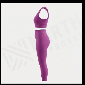 Vêtements de sport personnalisés avec logo, tenues de fitness, ensembles de yoga pour femmes, fabricant de vêtements de sport, couleurs personnalisées - Product Image 3