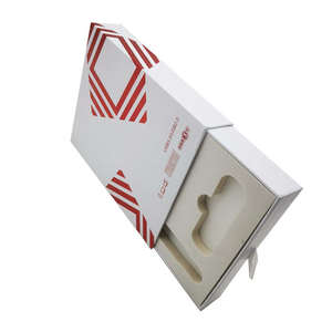 Caja de Almacenamiento Blanca Minimalista Personalizada, Estuche de Carga para Teléfono y Auriculares Inalámbricos con Forro de Espuma - Product Image 6