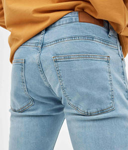 Pantalones Vaqueros para Hombre, Rotos y Desgastados, de Algodón Elástico, Ajustados, Transpirables, Diseño Personalizado - Product Image 5