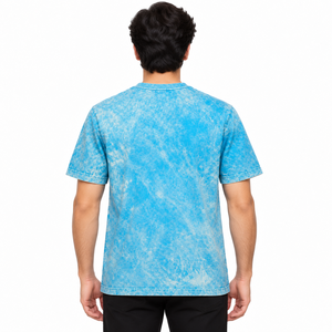T-shirt vintage pour homme, streetwear éco-responsable, coton jersey 220 GSM, finition délavée à l'acide, impression sérigraphique, coupe ample - Product Image 2