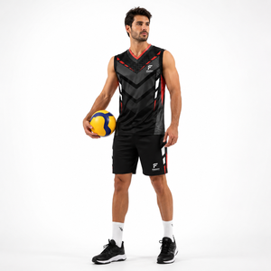 Ensemble Maillot et Short de Volleyball Personnalisé par Sublimation pour Hommes – Tenue de Sport Professionnelle Respirante pour Entraînement d'Équipe – OEM - Product Image 3
