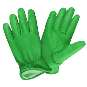 Wholesale Cheap JNM SAFETY Cowhide Grain Leather Heavy Duty Safety <b>Gloves</b> Anti-Slip Breathable Durable Elastic Cuff - Product Image 6