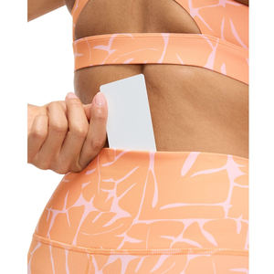 Leggings de Yoga Personalizados al por Mayor para Mujer, Cintura Alta, Estampado de Hojas, Pantalones de Gimnasio y Fitness, Fabricante OEM ODM - Product Image 2