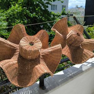 Lámpara Colgante de Mimbre en Forma de Ola, Lámpara Colgante de Mimbre Tejida a Mano para Decoración del Hogar Estilo Boho, Fabricante de Vietnam - Product Image 3