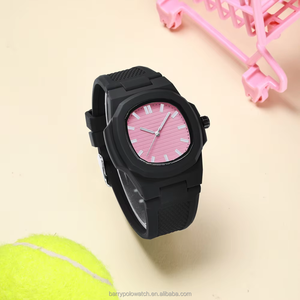 Orologio al Quarzo Sportivo e Alla Moda BARRY <span class=keywords><strong>POLO</strong></span> 2025 Personalizzabile con Cassa Quadrata in Lega, Cristallo/Vetro e Cinturino in Silicone per Uomo e <span class=keywords><strong>Donna</strong></span> - Product Image 3