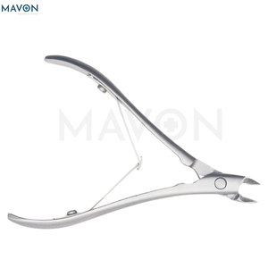 Coupe-ongles professionnels en acier inoxydable de haute qualité, pinces à cuticules personnalisées en gros avec marque privée - Product Image 2