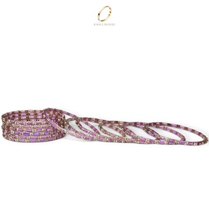 Bracelets en verre vert goutte de pluie de Kasmir au design de créateur, avec cristaux de zircon, pour femmes, bijoux de mode indiens pour mariage, vente en gros au prix le plus bas - Product Image 4