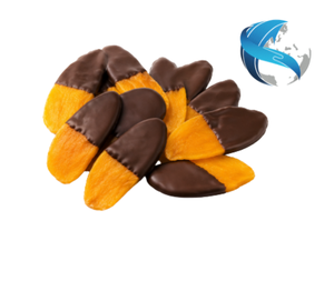 Mango Seco Tropical de Vietnam Cubierto con Rico Chocolate Negro para Mercados de Comercio Internacional - Product Image 1