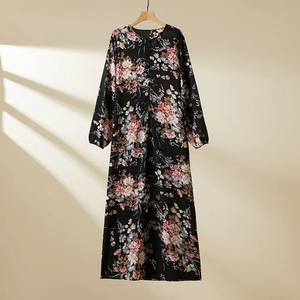 ชุดอาบายะห์เรียบง่ายสำหรับรอมฎอน ชุดมุสลิมแฟชั่นแบบยาวสไตล์ตุรกี คาฟตัน เสื้อผ้าอิสลามสำหรับผู้หญิง ชุดฮิญาบ คาฟตัน - Product Image 5