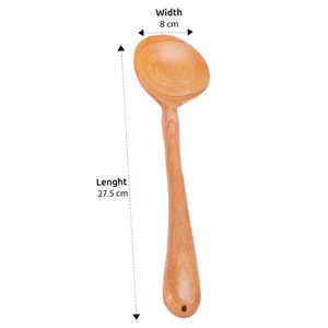 Espátula de Madera de Neem Natural de Lujo – Espátula de Cocina Duradera con Mango Largo para Mezclar, Remover y Voltear - Product Image 4