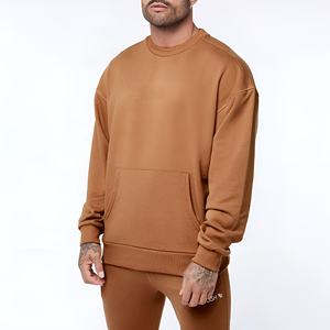 เสื้อฮู้ดผู้ชายผ้าฟลีซ สวมใส่สบาย สไตล์สตรีทแวร์ ทรงหลวม แฟชั่นคนเมือง ขายส่ง OEM เสื้อผ้าฤดูหนาว - Product Image 1