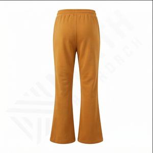 Pantalon de survêtement taille basse personnalisé nouveau pantalon évasé de sport pantalon de survêtement de couleur unie pour femmes pantalon de nettoyage décontracté hiver vente en gros - Product Image 3