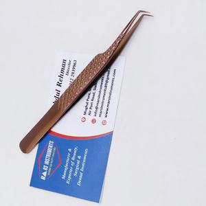 แหนบต่อขนตาพลาสม่าโรสโกลด์แบบมืออาชีพทำจากสเตนเลสสตีลมุม90องศาพร้อมปลายแหลมแบบยั่งยืน - Product Image 3