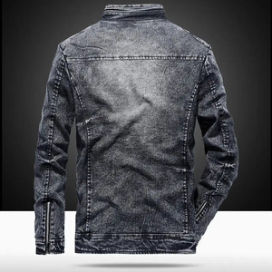 Streetwear <b>Men</b> <b>Denim</b> <b>Jackets</b> Wholesale Durable Custom Made High Quality Fashion - Product Image 4