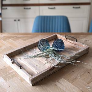 Bandeja de Madera en Color Gris Rústico, Forma Rectangular Resistente con Asas Prácticas, Ideal para Servir con Estilo - Product Image 5