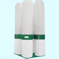 Collecteur de poussière industriel portable à filtre à sac - Mobile, faible bruit, forte aspiration pour ponceuses, chantsonneuses, raboteuses
