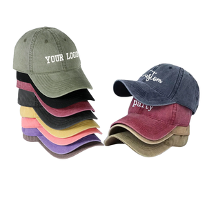 Gorras de Béisbol Deportivas Personalizadas con Bordado, Gorra de Tela de Algodón Lavada, Gorra Desestructurada con Bordado Personalizado para Hombre, Mujer y Niño - Product Image 2