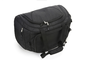 Bolsa Deportiva Unisex Negra de Poliéster, Capacidad de 20-30L, Correa Ajustable, Cierre de Cremallera, Estilo Casual, Asa Suave - Product Image 6