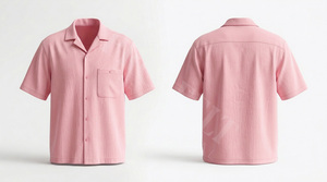 Camisa Casual de Manga Corta, Superventas, para Verano, con Botones, para Oficina y Uso Diario, Ligera, Transpirable, Personalizable - Product Image 5