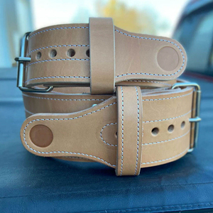 Ceinture de musculation professionnelle en cuir de haute qualité, sur mesure, respirante, durable, réglable et robuste. - Product Image 2