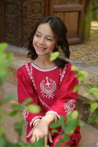 Pakistani Comfortable Women Cotton / Lawn Suits in Reasonable Price Casual Womens Dresses <b>Kids</b> Pakistani Cotton / Lawn Suits - Product Image 5