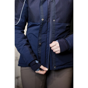 เสื้อแจ็คเก็ตขี่ม้าสำหรับผู้หญิง สำหรับการแข่งขันกระโดดข้ามเครื่องกีดขวาง ระบายอากาศได้ดี กันน้ำ กันลม เป็นมิตรกับสิ่งแวดล้อม ทำจากผ้าฝ้ายฟลีซ - Product Image 4