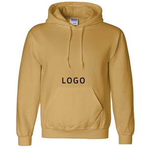 Ensemble de sweats à capuche d'hiver 100 % coton pour hommes, coupe régulière, imprimé, surdimensionné, vente en gros, noir - Product Image 1