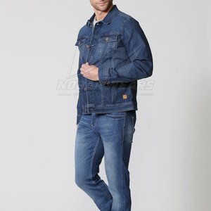Everyday Style Jeans Winter <b>Jacket</b> For <b>Men</b> <b>Warm</b> Padded Design Modern Look Ideal For Winter Casual Outfits - Product Image 5