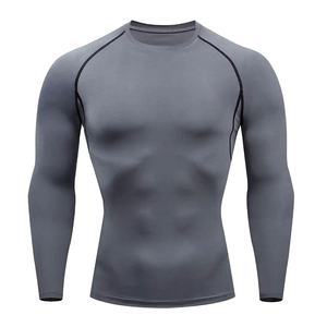 T-shirt de compression de haute qualité à manches longues, respirant, séchage rapide, gaine amincissante - Product Image 1