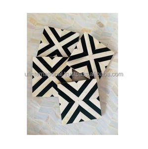 Simple Design of Hotel Kitchen and square Shape <b>Mother</b> of Pearl Inlay coaster with Handmade Use Best Quality Piece - Product Image 6