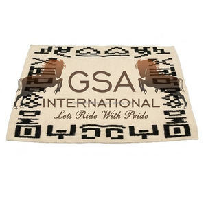 Manta de Silla de Montar Occidental Hecha a Mano, 100% Lana de Nueva Zelanda, 34 x 36, Personalizada - Product Image 6