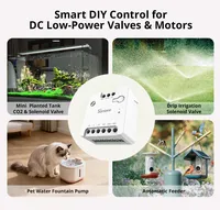Interrupteur intelligent WiFi Sonoff MINI-D à contact sec pour usage domestique, contrôle par application, compatible Matter, entrée AC/DC, puce ESP32, groupe de scènes intelligentes