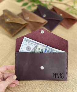 Exquisite Craftsmanship Leather Wallet Slim Long Envelope Money Pouch Clutch Sleeve Delicate Coin Purse Pocket Card Holder - Product Image 4