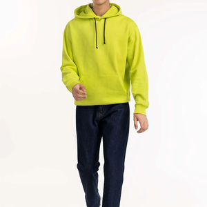 Men's Dark Green Hooded <b>Sweatshirt</b> Regular Fit French Terry Casual Autumn Wear - Product Image 5