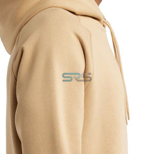 Sweat à capuche zippé personnalisé pour homme, bleu marine et blanc contrasté, en polaire, style streetwear classique, broderie 3D, 100% coton, fabrication usine - Product Image 6