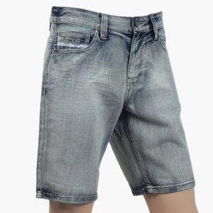 Pantalones Cortos de Mezclilla para Hombre, de la Mejor Calidad, Nuevo Modelo, Cintura Elástica, Corte Ajustado, 100% Algodón, Servicio OEM, Hechos en Pakistán - Product Image 2