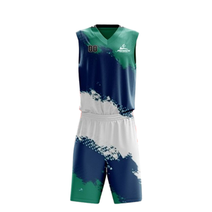 Ensembles d'uniformes de basketball personnalisés respirants de haute qualité par sublimation, grandes tailles, maillots de sport anti-humidité pour hommes et femmes - Product Image 1