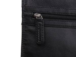 High Quality Genuine Leather Lightweight Water Resistant Document Pouch <b>Laptop</b> Sleeve Office Business Zipper File Organizer - Product Image 5