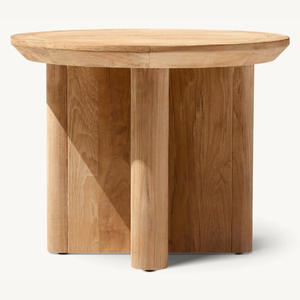 Hot sale modern style <b>table</b> with <b>round</b> shape made of durable and anti-rot teak wood for indoor or outdoor use - Product Image 6