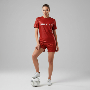 Conjunto de Uniforme de Fútbol Personalizable para Mujer, Jersey y Pantalones Cortos, Alto Rendimiento, Transpirable, Secado Rápido, Premium, para Equipos Profesionales - Product Image 1