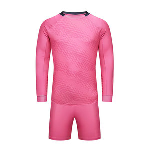 Round Neckline Design Men's Soccer Uniform With Comfortable Shoulder <b>Padded</b> <b>Foam</b> Premium Quality Knitted Fabric OEM Service Sets - Product Image 1