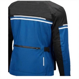Chaqueta de Motociclismo para Hombre, Resistente al Viento, con Gorro Desmontable y Diseño de Banda Reflectante, para Aventuras - Product Image 2
