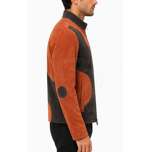 Classic <b>Suede</b> <b>Leather</b> <b>Jacket</b> With Elegant Minimal Design Premium Material Comfortable Fit For Men Fashion And Seasonal Wear - Product Image 6